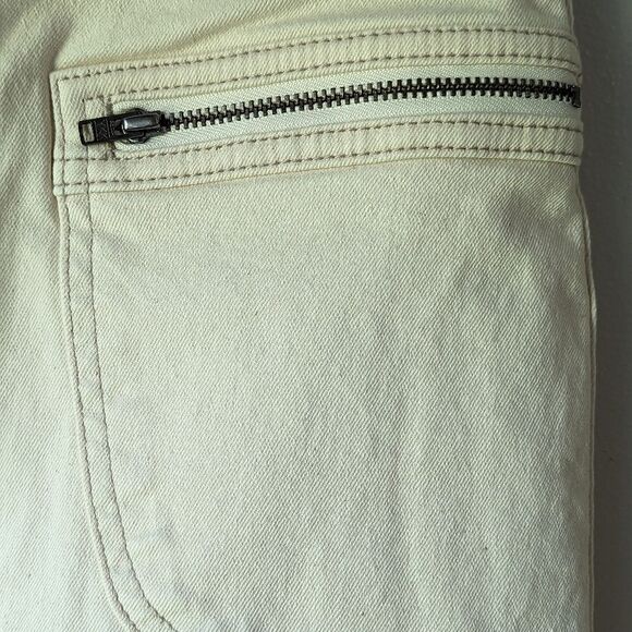 PRANA NWT Broadway Denim Stretch Skirt sz 4 in Natural - Picture 11 of 12